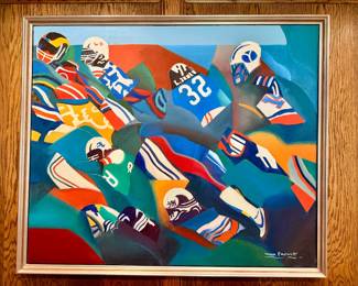 Max Papart (1911-1994); oil on canvas