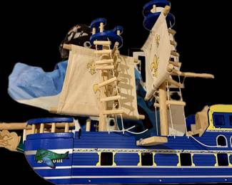 Wooden Toy Boat