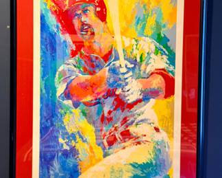 LeRoy Neiman "Mark McGuire" Serigraph; signed by McGuire and the artist
