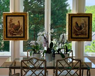French Provincial Artwork (table & chairs not for sale)