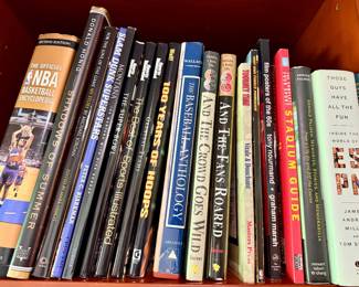 Sports related coffee table books