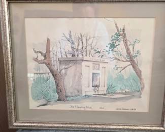 Carol Skinner signed Water Color