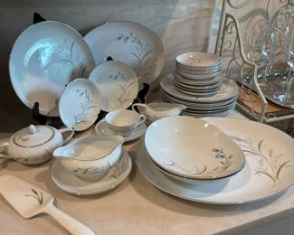 Vintage Castle Court fine China pieces in the wheat harvest pattern