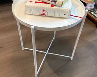 Metal small round End Table