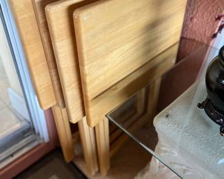 Wood TV trays $5 each