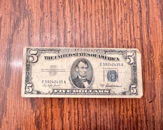 Silver Certificate $5