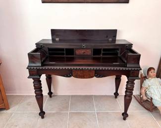Vintage Shaw Spinet Writing Desk