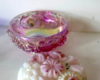 Hand Painted Fenton 