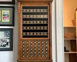 Antique hotel bellhop summons box