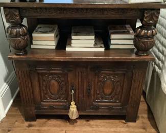 Accent side table 33.5 W x 31.5 H. X 19 d