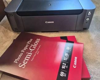 Canon Pixma Pro 100 Photo Printer with Photo Paper