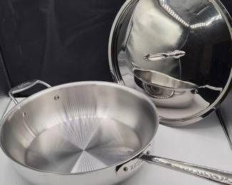 AllClad D6 Deep Lidded Fryer 6qt