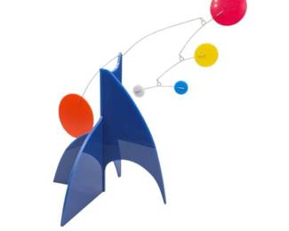 Modernist Acrylic Geometric Mobile Sculpture by Atomic Mobiles