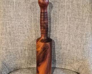 Decorative Hand Carved Wood Mallet Tool