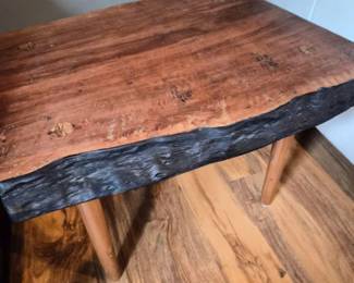 Indonesian Wood Side Table Natural