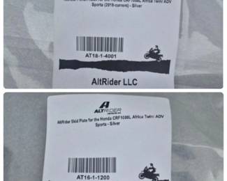  Honda African Twin Accessories Skid Plate & Pillion Rack