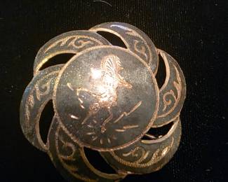 Antique Sterling pin 