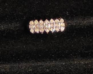 14K Ring with Diamonds 