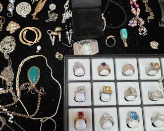 Assorted Sterling jewelry 