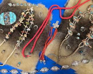 Assorted Sterling and Turquoise jewelry 