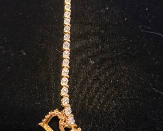 Sterling bracelets. One of several in this sale 