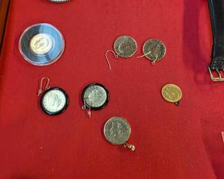 Assorted Gold jewelry and coins 