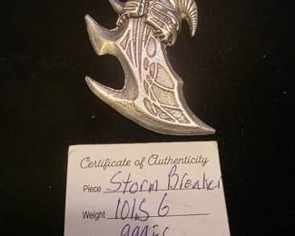 Unique. 999 Silver piece. Weighs over 3 ounces !