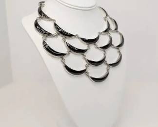 BB013 Sterling Silver .970 Vintage Art Deco Necklace