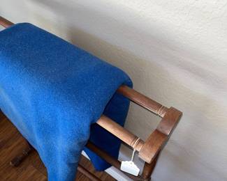 Antique quilt rack