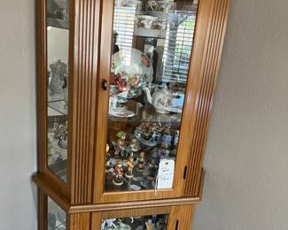 Curio cabinet and collectibles