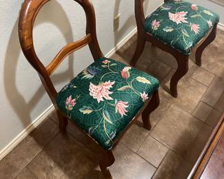 Victorian style chairs