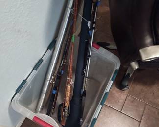 Fishing rods and flys