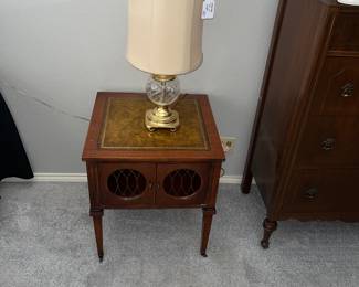 Mid century table Waterford lamp