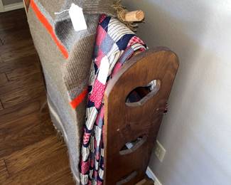 Vintage quit rack
