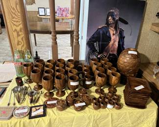 Wooden cups