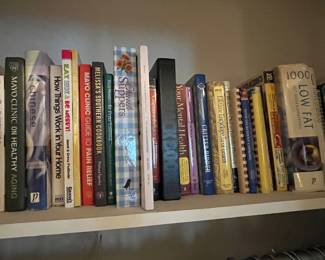 Various boos  (over 100 cookbooks)