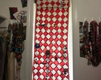 Handmade beaded jewelry - some items available in online auction