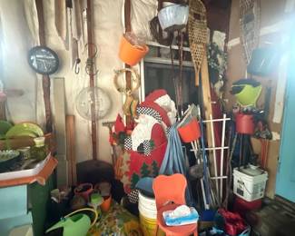Tools, gardening supplies & holiday decor
