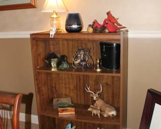 Bk case, Cardinals, Vase, Deer, Binoculars C