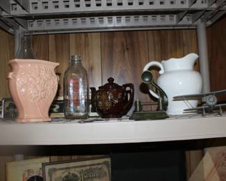 Collectibles, Vase, Tea Pot, Milk Bottle, More