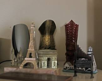Eiffel Tower, Light House, Vase