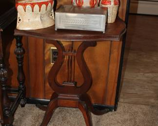 Alien Ware, Silver Box and Harp Table
