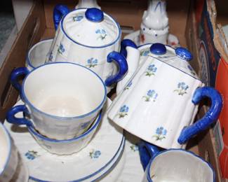 Blue  White Floral China