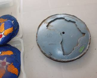 Africa Outline in Metal