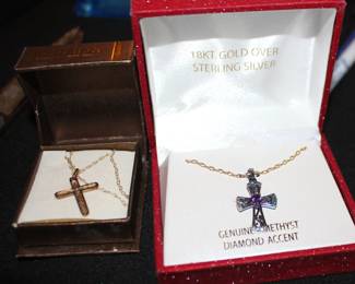 Silver  Gold Crosses
