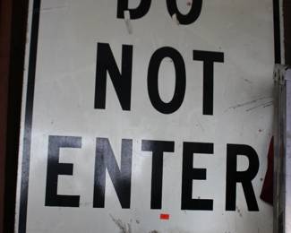 Do Not Enter Sign