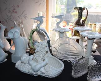 Art Decor Royal Dux Figuries, Satan Glass, Porcelain Items