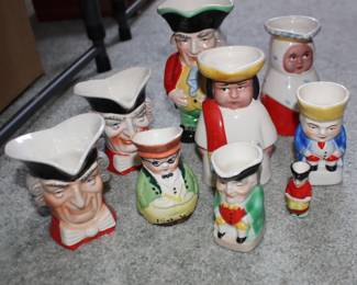 Toby Mugs including Minature one