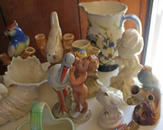 Overview of Bird Pottery