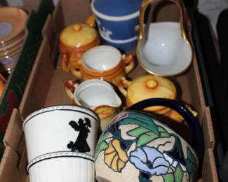 Siloutte Potter, Floral Pottery, Porcelain Basket, More